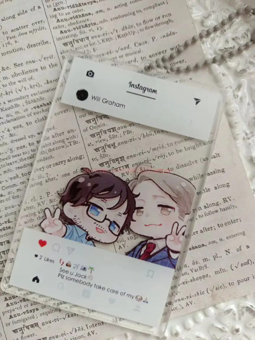 New In Stock Acrylic Keychain Ins Style Photo Card Pendant TV Series Peripheral badge For Fans Acg Decoration Collect Gifts view 5