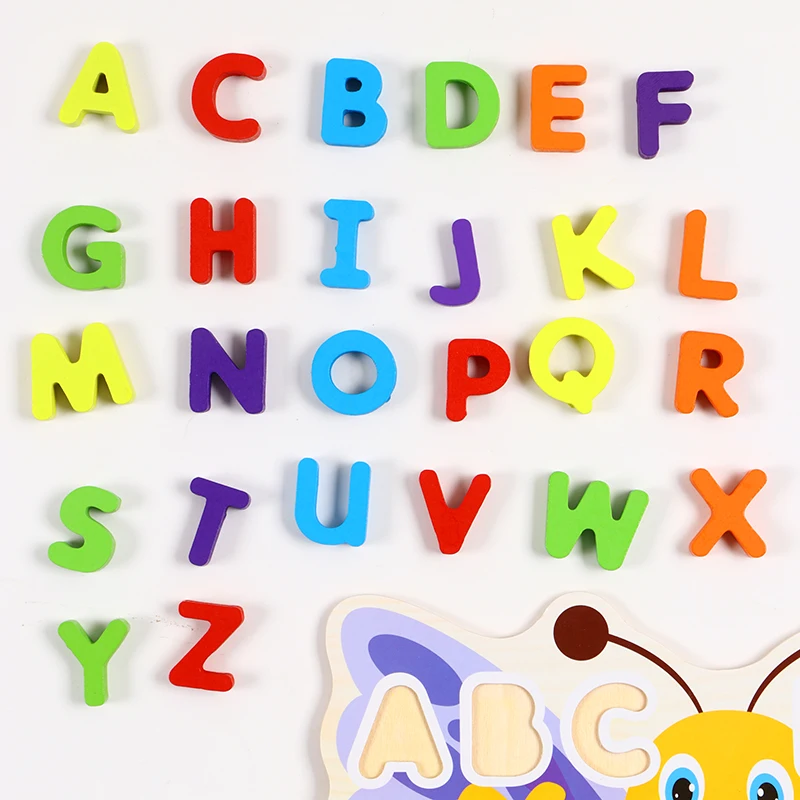 English Alphabet Board Butterfly-Shaped Alphabet Board Helps Learn English Letters Exquisite Gift