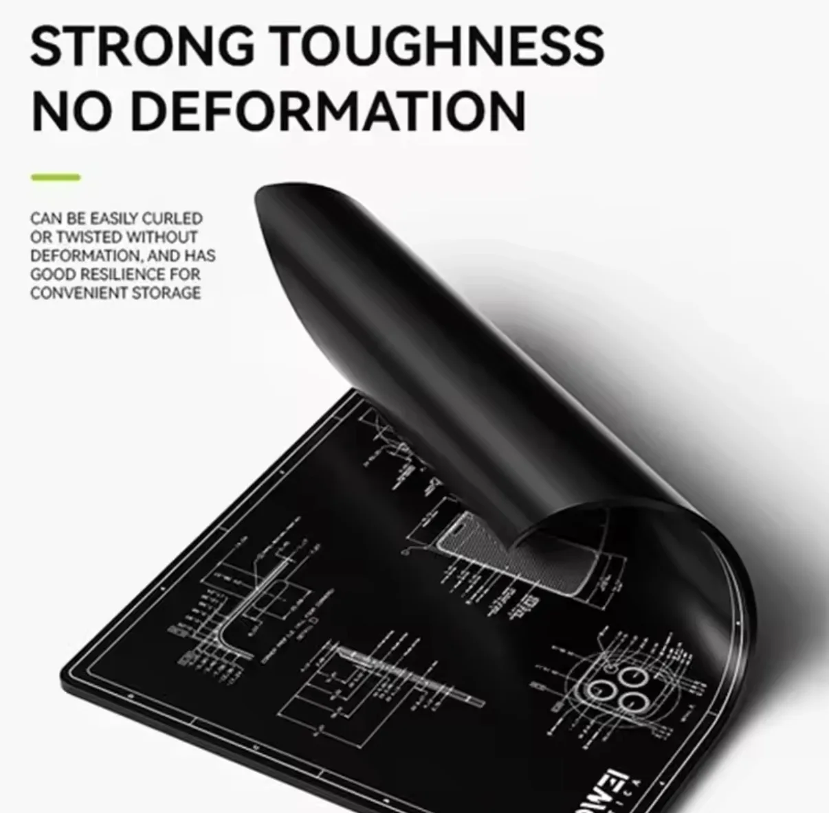 LUOWEI LW-M3 Heat Resistant Multifunctional Repair Pad Strong Toughness 27-inch Large Area Motherboard Welding Repair Mat