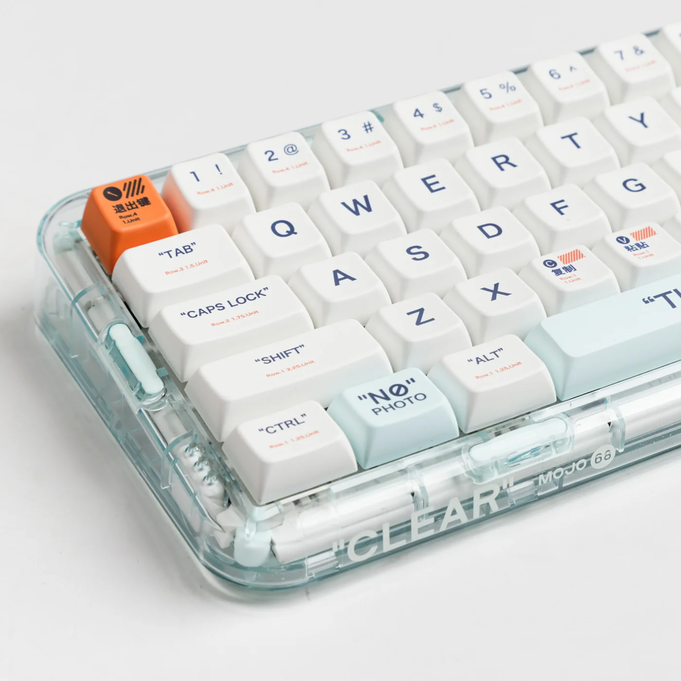 MDA high plastic keycap retro PBT thermal sublimation Ningzhi HI75 98 99 HI8 F87 F99