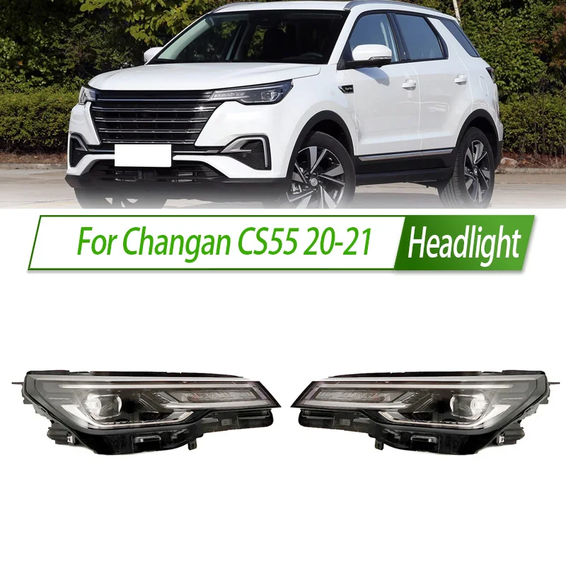 

Для Changan CS55 20-21 светодиодная/оглоговая фара в сборе, OEM-стиль, разъем для лампы передней фары, замена Plug & Play