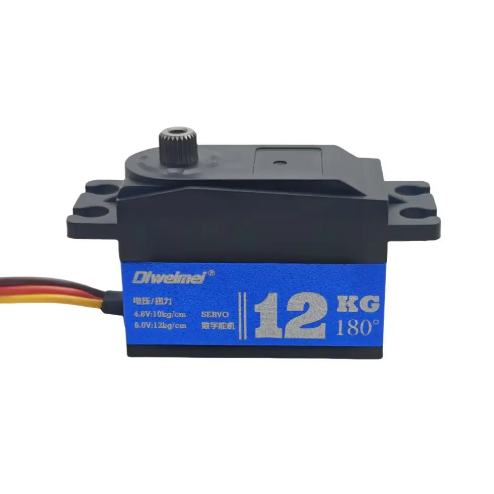 مؤازرة 12/20 كجم/180 ° /270 ° ذراع روبوت للخادم الرقمي المعدني من النوع القصير مناسب لروبوت سباق السيارات بجهاز التحكم عن بعد بمقياس 1:10RC #1