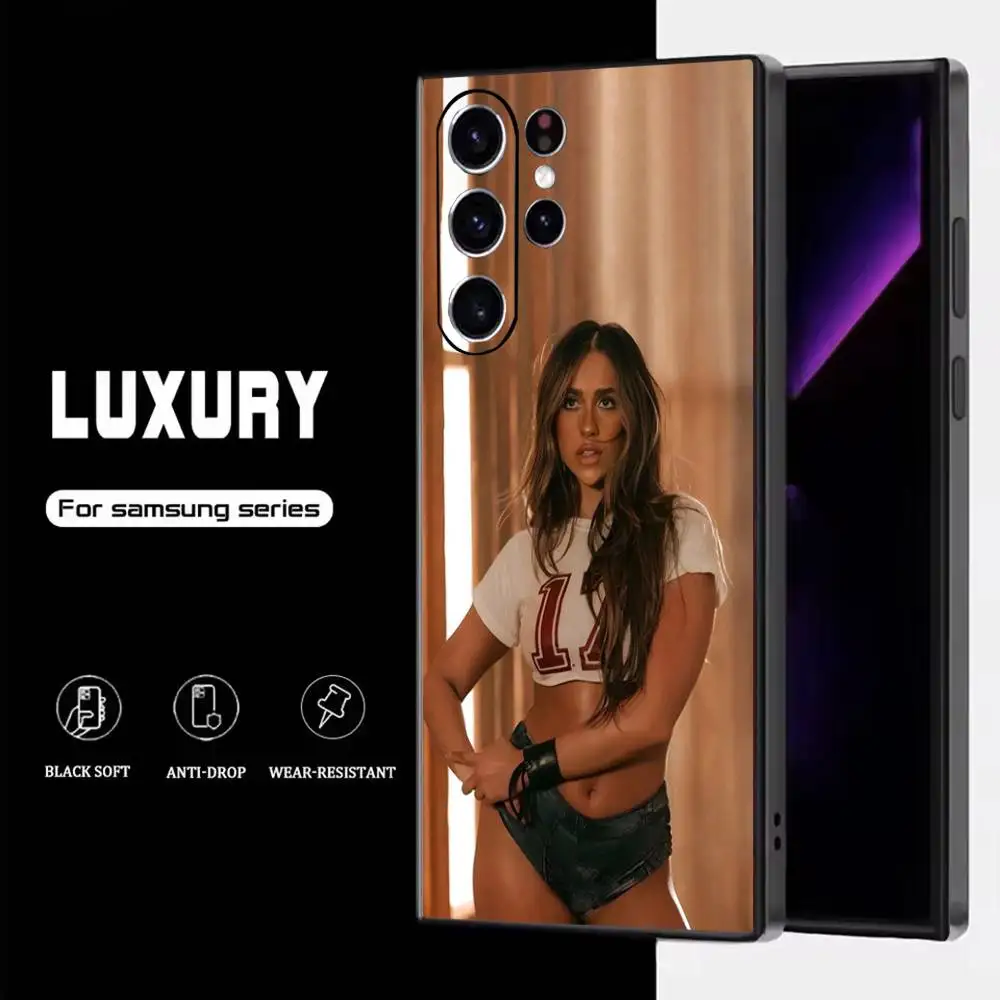 حافظة هاتف T-Tate M-McRae EXES لهاتف سامسونج S25، S24، S23، S22، S21، S20، S10، Ultra، Plus، Lite، FE، غطاء أسود من السيليكون الناعم #2