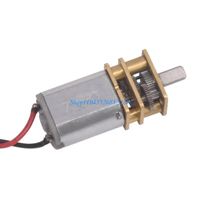 

8Pcs Miniature N20 Gear Motor 3V-6V Metal Construction Gearboxes Gear Reducer Motor 3mm Shaft Reduction Motor Enduring