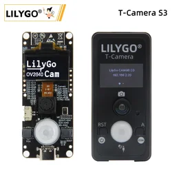 LILYGO® T-Camera S3 ESP32-S3 ESP32-Cam 2 Million Pixels HD Camera FLASH 16MB ESP32-S3FN16R8 With 0.96