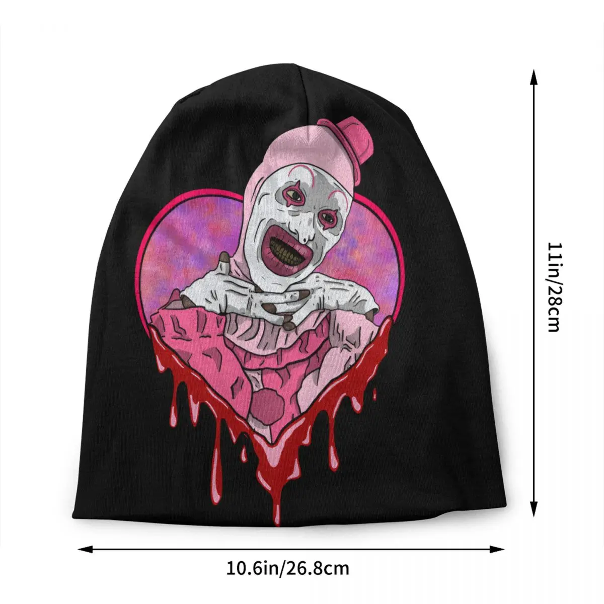 Custom Horror Movies T-Terrifiers Skullies Beanies Caps Men Women Hip Hop Winter Warm Knit Hat Adult Game Bonnet Hats