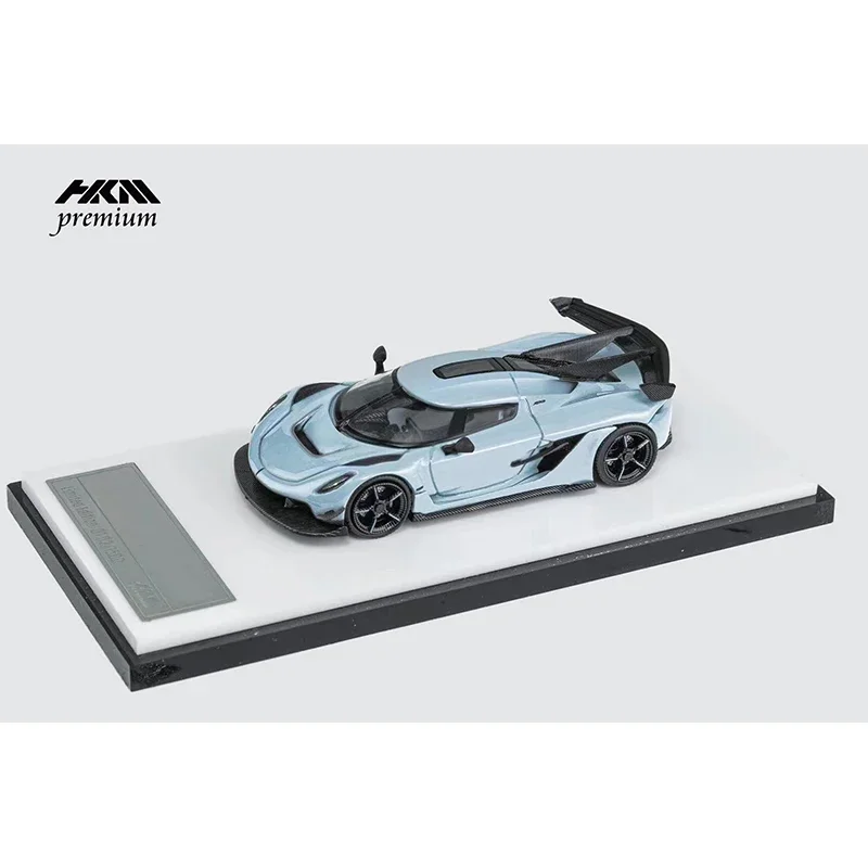 **Pre Sale** HKM 1:64 Jesko Attack Premium Glacier Silver Blue Carbon Gold Diecast Diorama Car Model Collection Miniature Toys