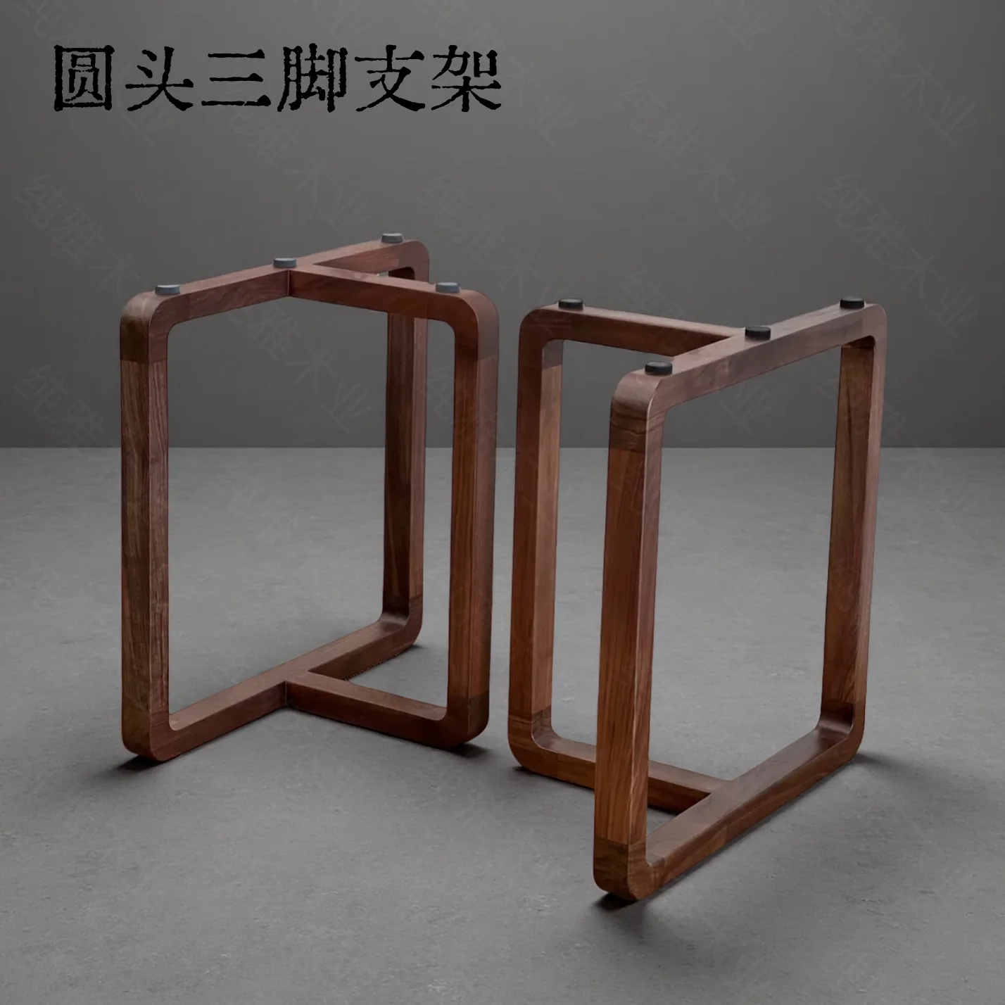 ฐานโต๊ะไม้เนื้อแข็ง ขาสามเหลี่ยมสไตล์สแกนดิเนเวียน สำหรับโต๊ะอาหาร อุปกรณ์เสริมเฟอร์นิเจอร์ ขาตั้งโต๊ะกาแฟทันสมัย