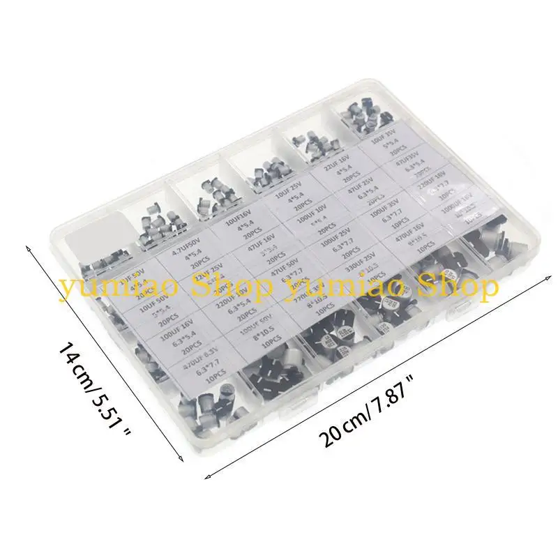 587B 1UF ~ 1000UF Capacitor eletrolítico alumínio para trabalho DIY, reparos trabalhos