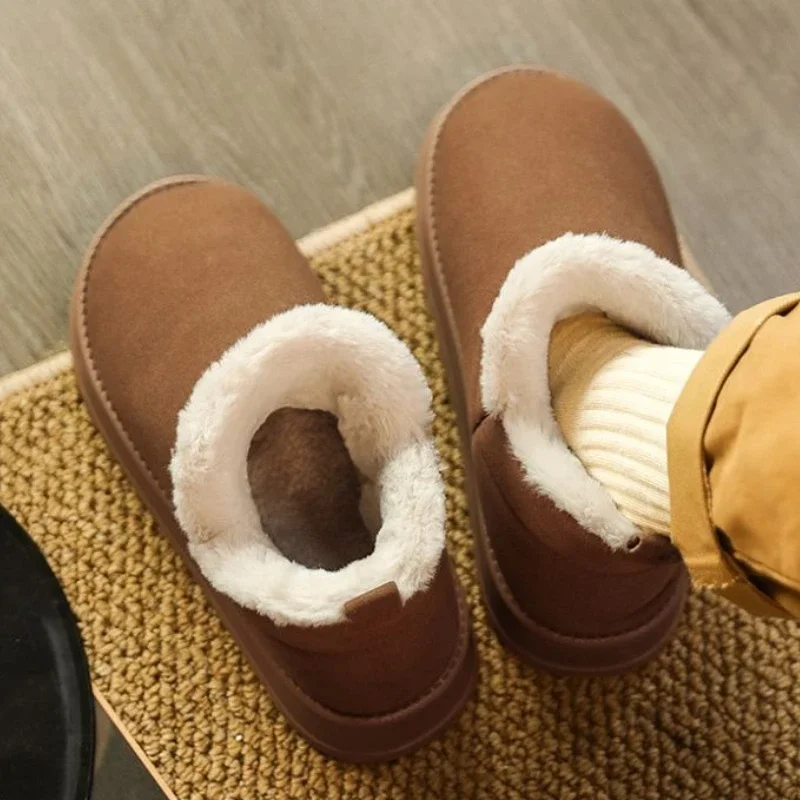 

Unisex Snow Boots Fleece Lined Thicken Slip Resistant Cotton Winter Boots Anti Freezing at -40°C Cold Northern Weather