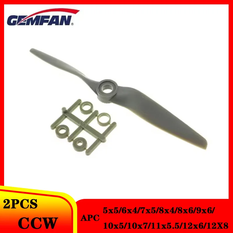 Gemfan APC Nylon Propeller 5050 6040 7050  8040 8060  9060 1050  1070 1155 1260   1280  for FPV RC Fixed Wing Prop