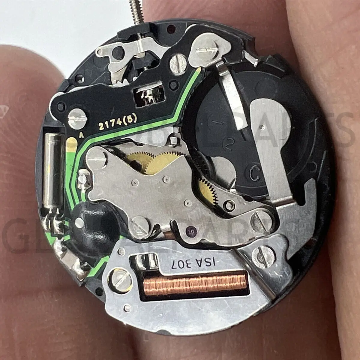 ساعة ISA ، ساعة كوارتز ، حركة أصلية ، تاريخ الساعة 6 ، مخزون قديم ، علامة تجارية جديدة