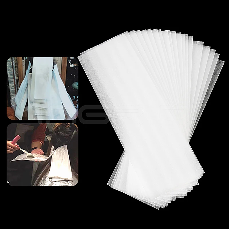 50pcs/Pack Hair Coloring Isolation Paper Barber Shop Hair Dye Highlight Separating Paper