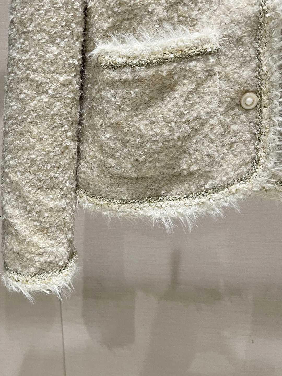 冬の新作ファション、アウターウェアコート、レディースラウンドネックロングスリーブシングルボタンウールカーディガンダウンジャケット