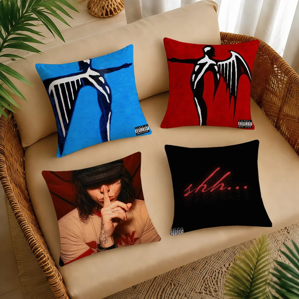 Shh... Kai Angel Cushion Cover Square Decorative Throw Pillow Case Sofa Bed Living Room Anniversary Gifts