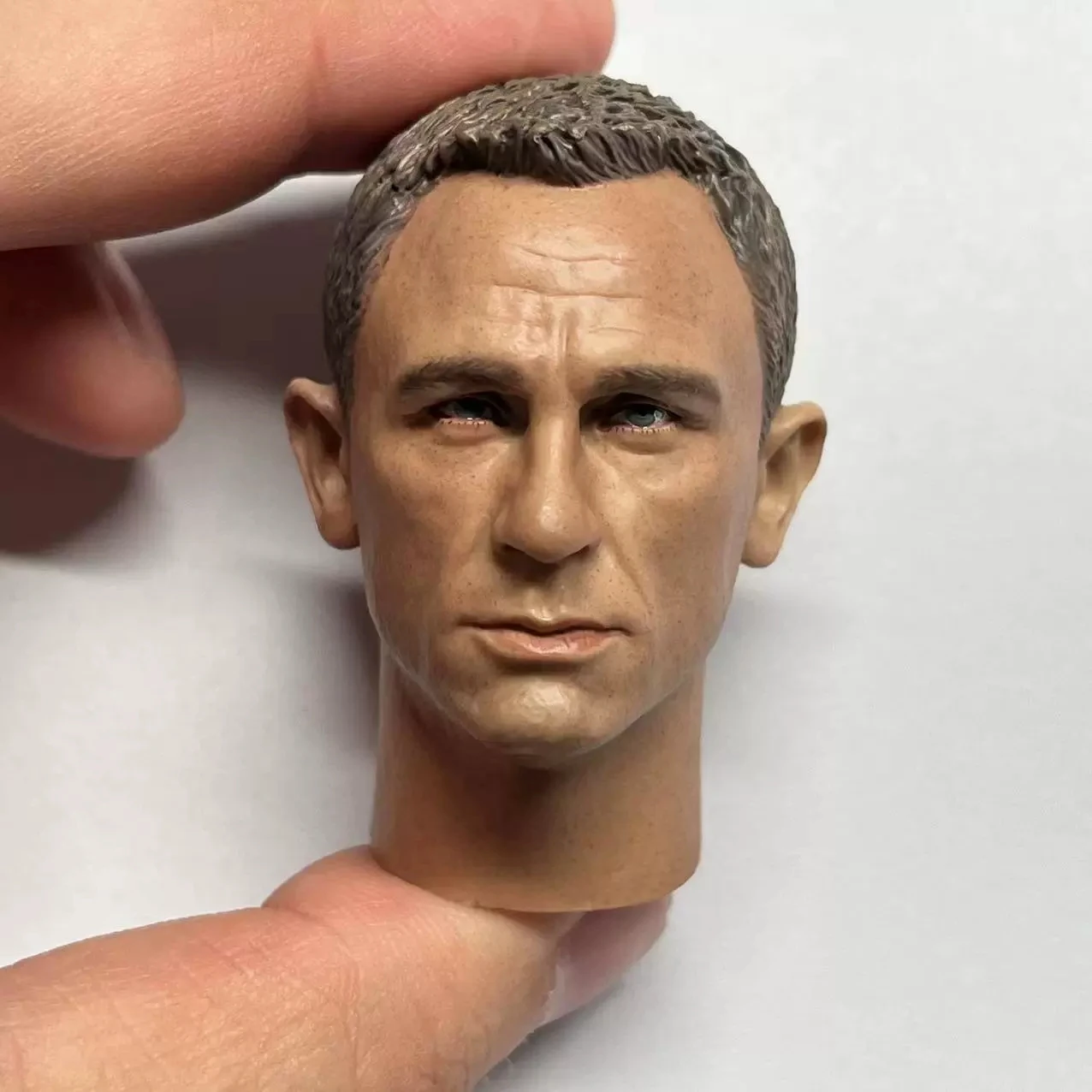 1/6 Scale Daniel Craig Head Sculpt PVC Male Head Carving Model Fit 12'' Male Soldier Action Figure Body Dolls