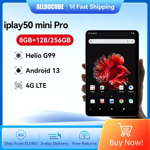 Alldocube-iPlay 50 mini proタブレット,Android 13,helio g99,16GB, 8GB RAM, 256GB  ROM,fhd,1920x1200,デュアルSIMカード,8.4インチ