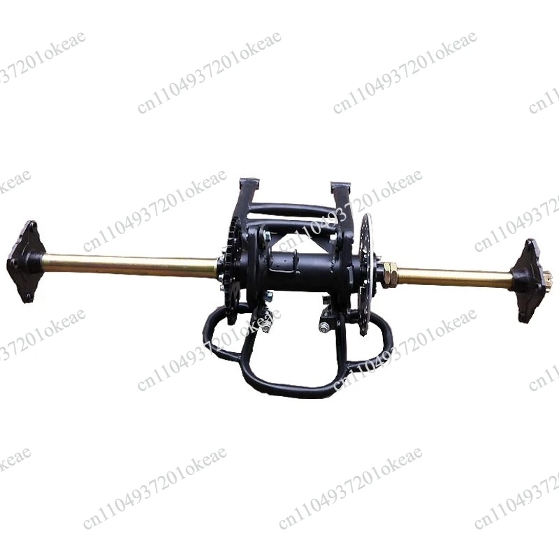 Extended rear swing arm suspension, rear axle replacement, flat rear fork parts for all-terrain vehicles
