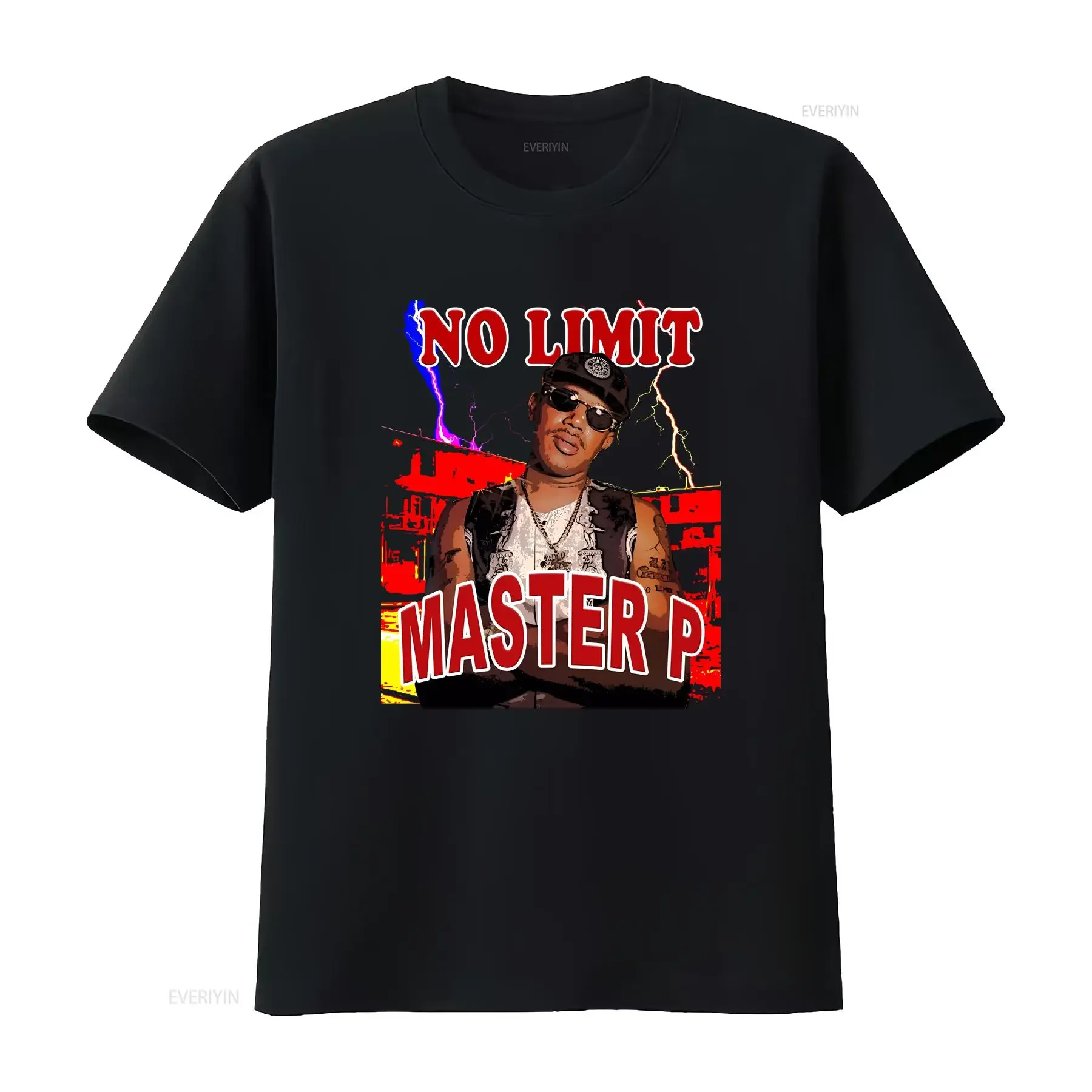 

Master P T Shirt gift MOM Halloween Dad vintage Washed Slightly graphic Stretched streetwear Casual Versatile designer clothes