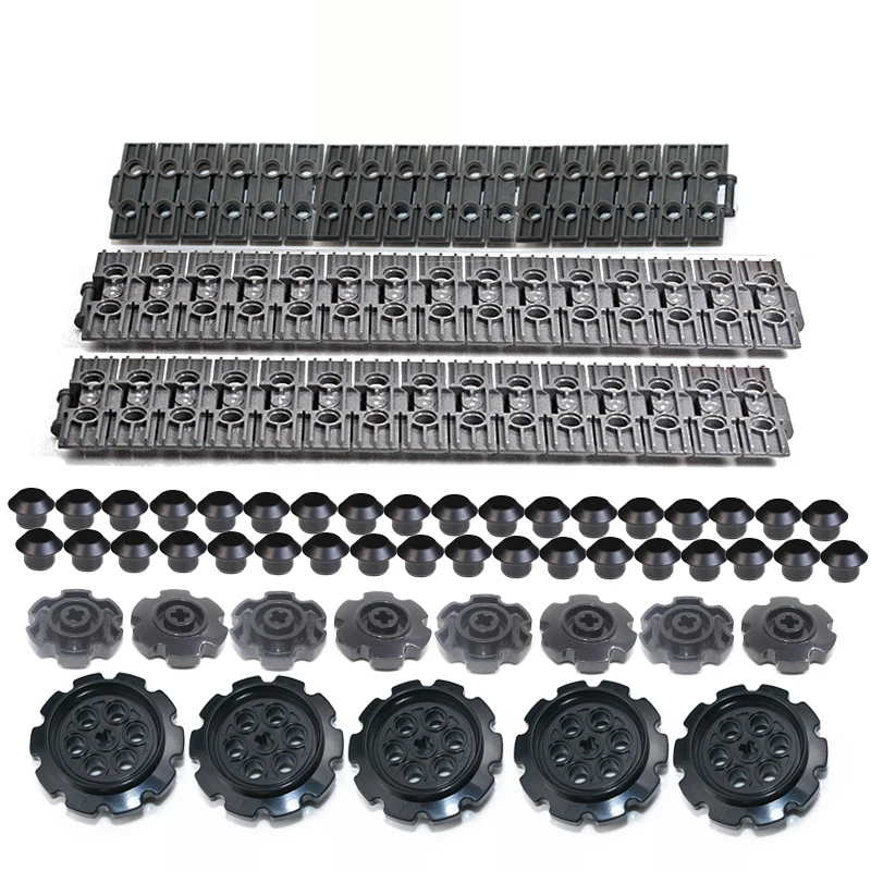 

High-Tech Tread Wide Caterpillar Track Reinforced Tread Sprocket Wheel Large MOC Bricks Parts Toys Fit for High-Tech 88323 57518