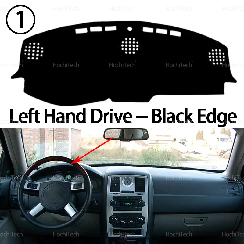 Für Chrysler 300C 2004-2010 LHD RHD Dashboard Abdeckung Pad Auto Liner Anti-UV Matte Sonnenschirm Dashmat Teppich Dash – Detail 9