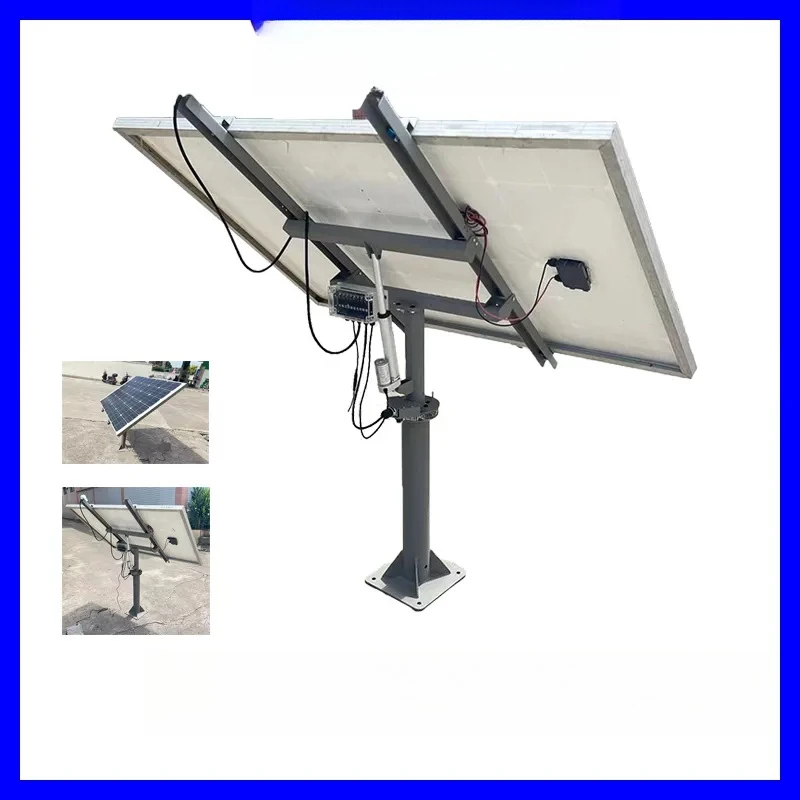 Solar power generation system, solar tracking, rotating bracket (excluding solar panels)