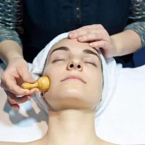 Imagen 2 del producto Masajeador Facial de madera para Spa, Maderoterapia, rodillo de masaje para adelgazar, terapia de madera, palo de elevación Facial Gua sha, eliminador de arrugas