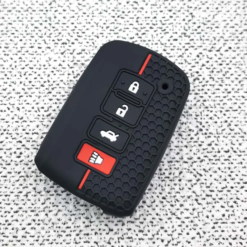 4 Buttons Key Case for Toyota Camry Corolla RAV4 Highlander Avalon 2015 - 2017 Car Cover Smart Control Protector Shell Holder