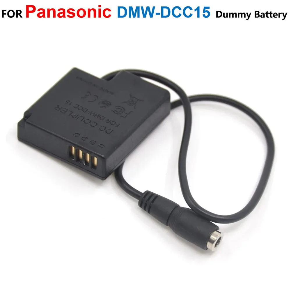 

DMW-DCC15 DCC15 DC Coupler Fit Power Supply DMW-BLH7 BLH7 DMW-BLH7E BLH7E Dummy Battery For Panasonic DMC-GM1 DMC GM5 GF7 GF8