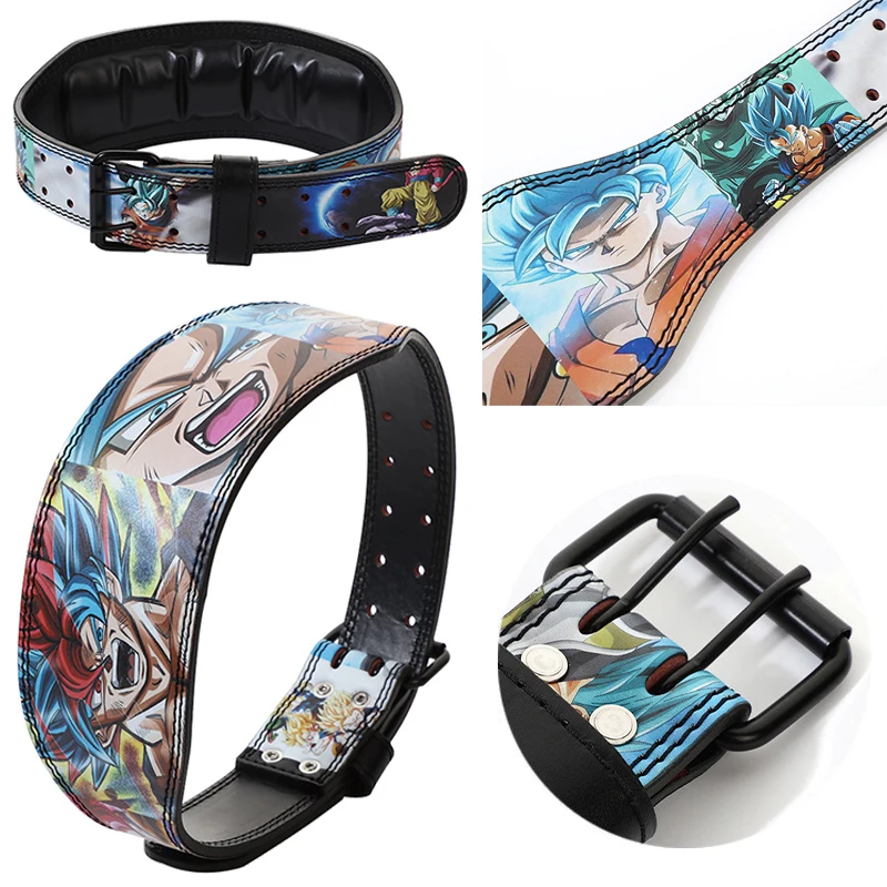 

Dragon Ball Goku Fitness Belt Anime Squat Sports Waist Protection Weight Lifting Belt for Men Women Powerlifting Squat Deadlift