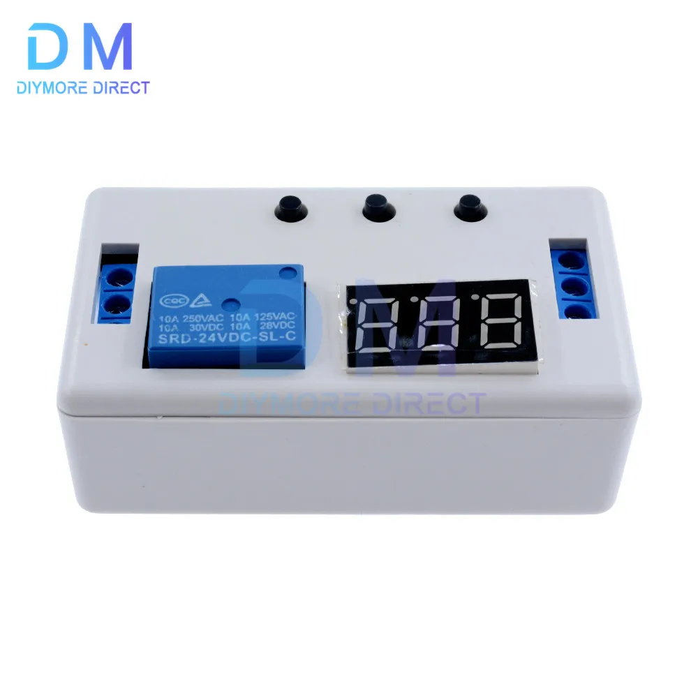 DC 24V LED Digital Display Automation Delay Relay Trigger Time Circuit Timer Control Cycle Adjustable Switch Relay Module