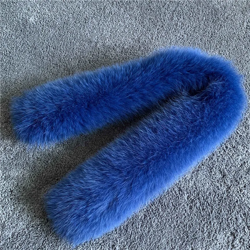 100% Real fox Fur Collar Womens Natural Fur Collar Real Fur Shawl Fur Scraves Detachable