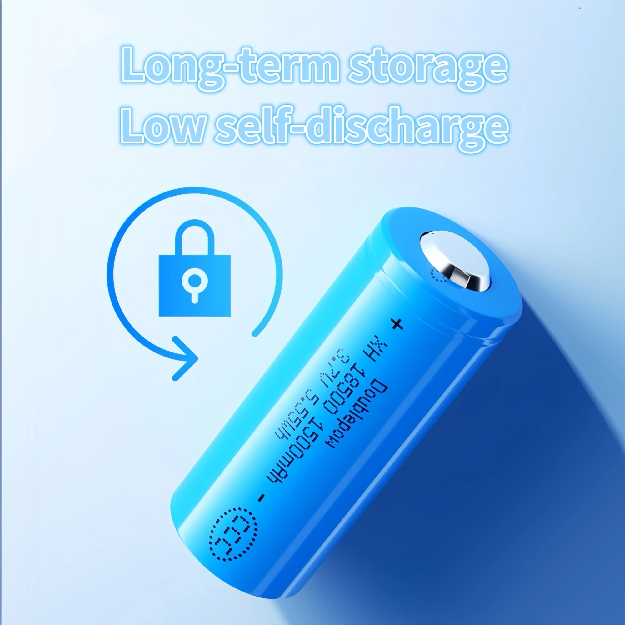 Universal 18500 3.7V 1500mAh Rechargeable Lithium Battery and Charger Set – Compatible with Flashlights Electric Shavers Speaker view 3