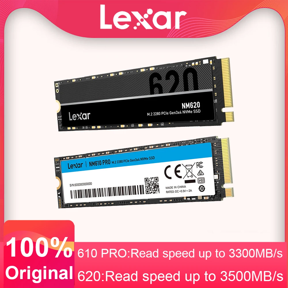 Lexar NM610 PRO 620 SSD: تقييم شامل لأداء وثبات الأداء في الأجهزة المحمولة والثابتة
