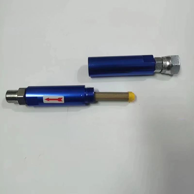 Topspray  Airless Spray Machine Filter with Two Connector Joint  Adapters Airless Paint Spray Gun Accessories