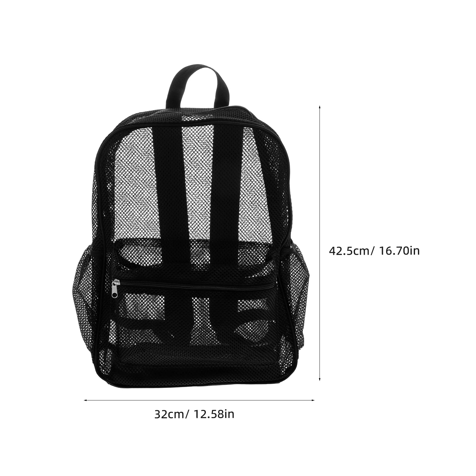 حقيبة ظهر من القماش الشبكي ذات سعة كبيرة قابلة للتنفس وخفيفة الوزن للمشي لمسافات طويلة والسفر وحقيبة رياضية مريحة للتهوية الخلفية