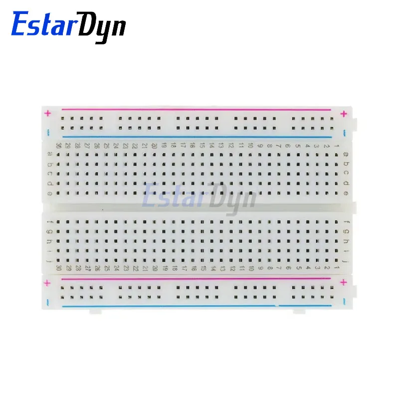 Estardyn MB102 Lötfreies Steckbrett 830/400 Löcher PCB Prototyping Board für Arduino DIY Projekte Hohe Qualität