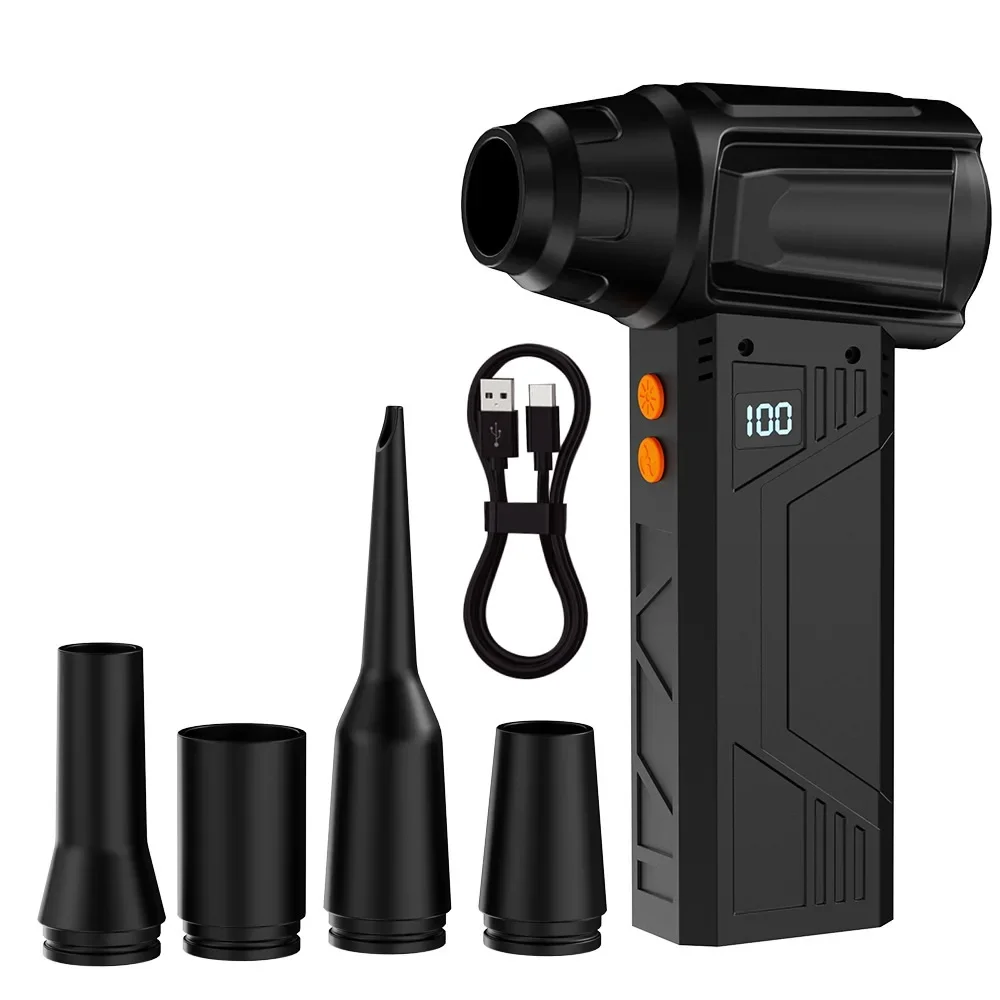 

Powerful Air Blower 180000RPM Brushless Violent Fan Vacuum Dust Cleaner Strong Winds Turbo Jet Blower Type-C Recharging