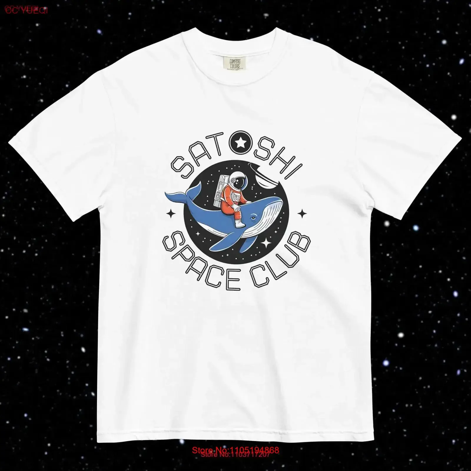 Футболка Satoshi Space Club с астронавтом и китом, дизайн с космическими биткойнами, крипто HODL, тема для энтузиастов, винтажная стираная дышащая футболка