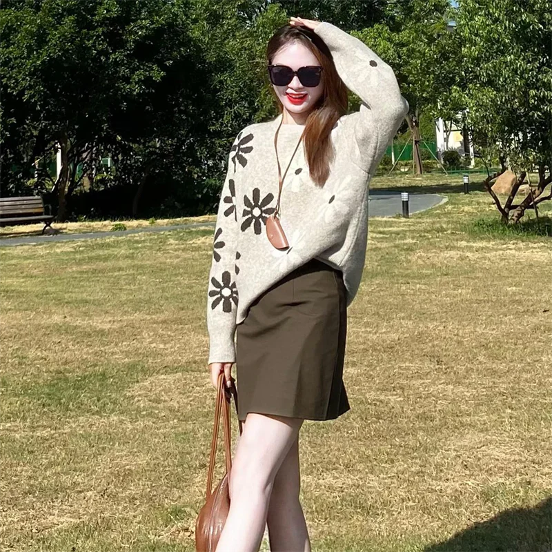 Suéter Corto para Mujer, Tejido Antibolitas, Capa Base de Punto, Calidad Premium, Fábrica Trece de Guangzhou, Dongguan Dalang