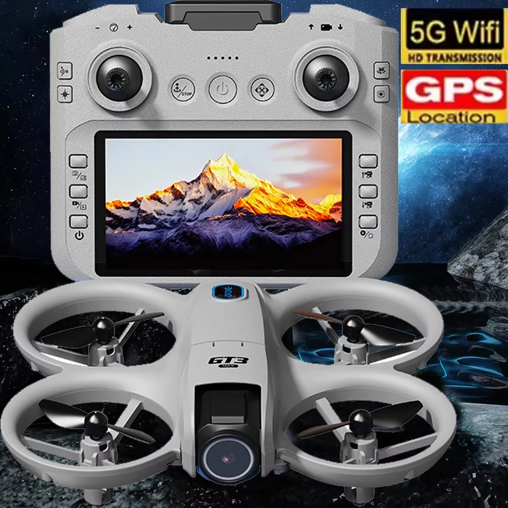 

Горячая распродажа: Дрон GT3 Max 8K HD для аэрофотосъемки с большим экраном, оптическим позиционированием, бесщеточным двигателем и интеллектуальным обходом препятствий