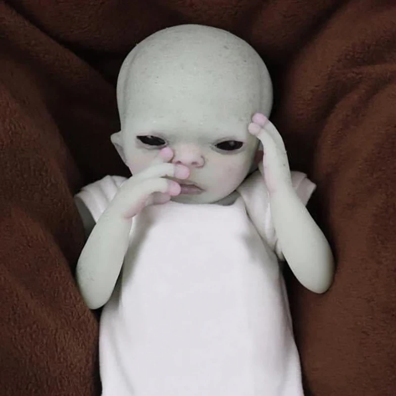 15inch Reborn Doll Kits Imani Alien Baby Premie Size Soft Touch Diy Unfinished Doll Parts Reborn Doll Kit Drop Shipping