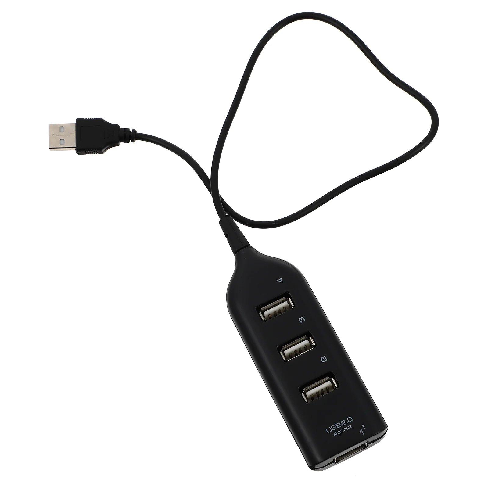 

4 Port USB Hub 20 Data Transfer ABS Laptop Expansion Portable Splitter Easy Transfer USB 20 Hub