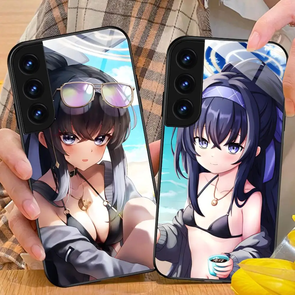 

Blue Archive Kozeki Ui Phone Case for Samsung Galaxy S26 S25 S24 S23 S22 S21 S20 Note20 Plus FE Ultra Glass Protective Cover