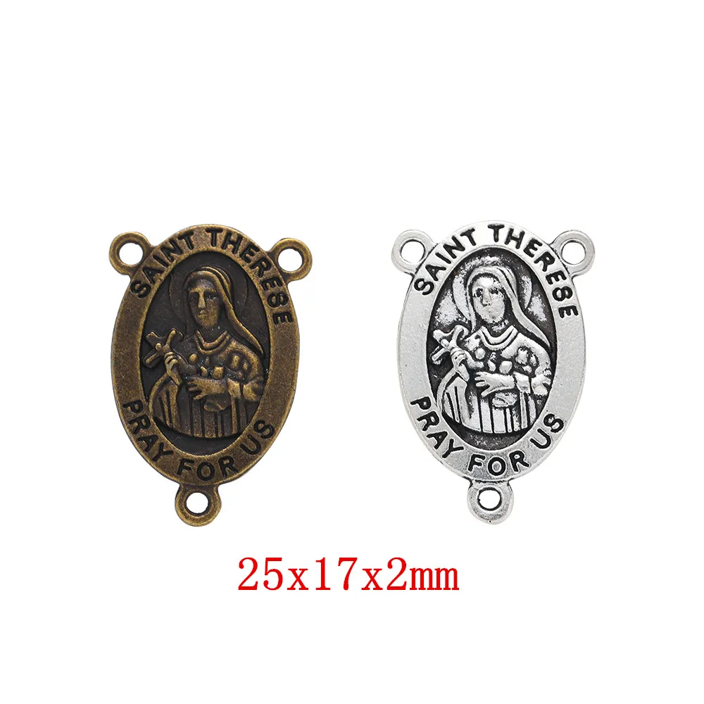 

25pieces (Religion) vintage zinc alloy charm metal pendant DIY jewelry discovery making accessories 1326