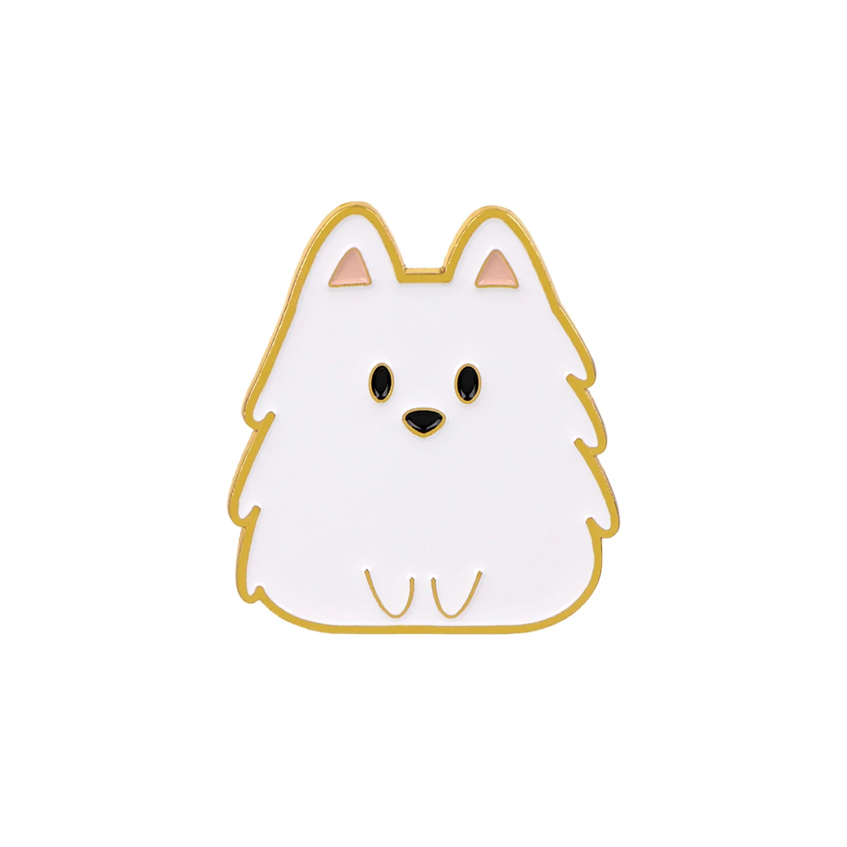 Lovely Cartoon Puppy Enamel Pin Beagle Samoyed Lapel Bag Pins Dog Badges on Backpack Brooch for Clothes Jewelry Gifts Friends
