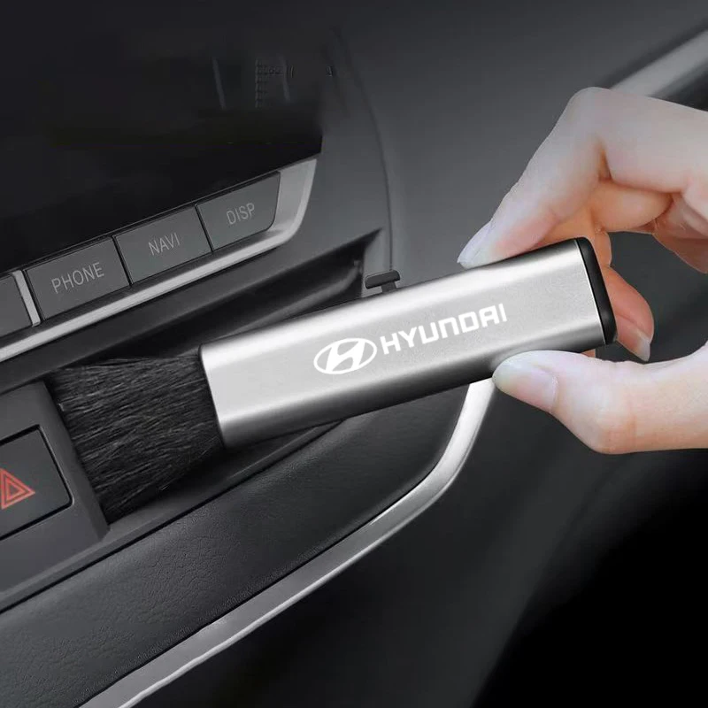 تنظيف السيارة الداخلي فرشاة ناعمة مع منشفة غسيل السيارات ستوكات تنظيف خرقة القماش لشركة هيونداي i10 i20 i30 i40 ix35 N خط كونا #5