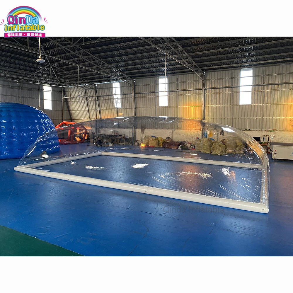 OEM Size Swimming Pool Cover Dust Proof And Waterproof Inflatable Pool Dome Tent