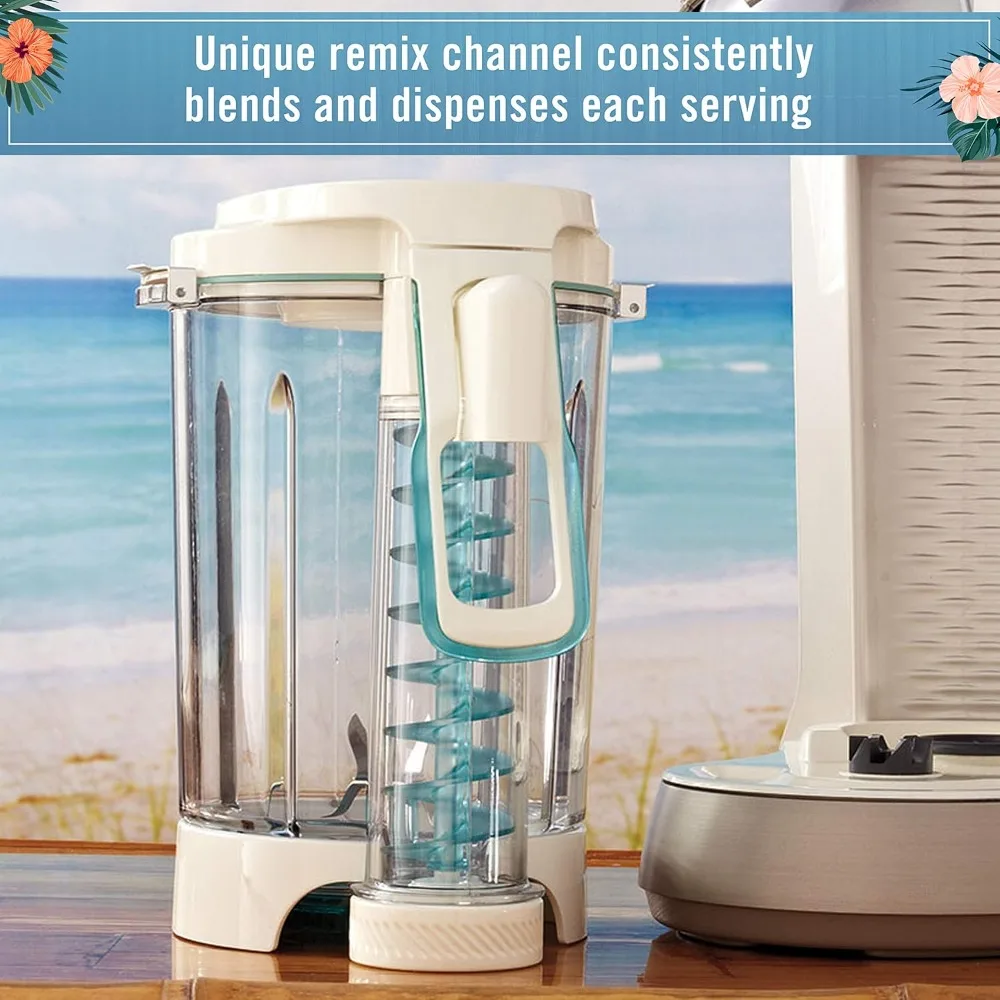 Bali Frozen Concoction Maker mit selbstentspannendem Hebel, automatisierter Getränkemixer für Smoothies, Margaritas, Daiquiris und Colada