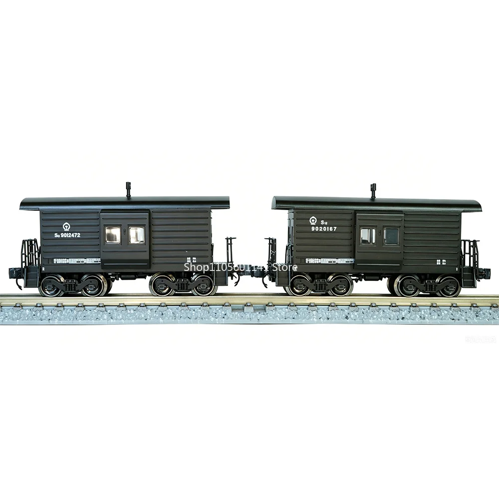 Модель поезда N Scale 1/160: Вагон-гвардеец S12 для прицепного состава, двухсекционный, 4 варианта, игрушка-модель, подарок